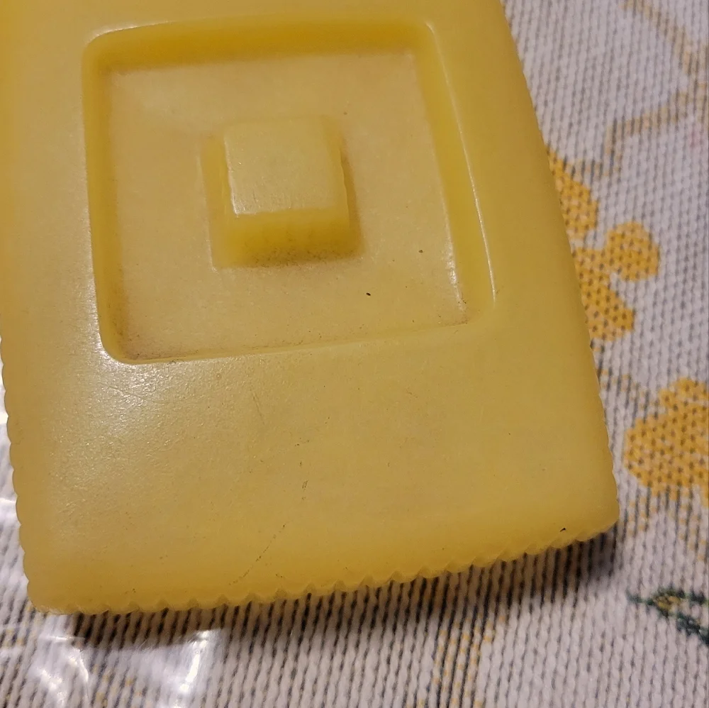 Vintage Yellow Boric Container